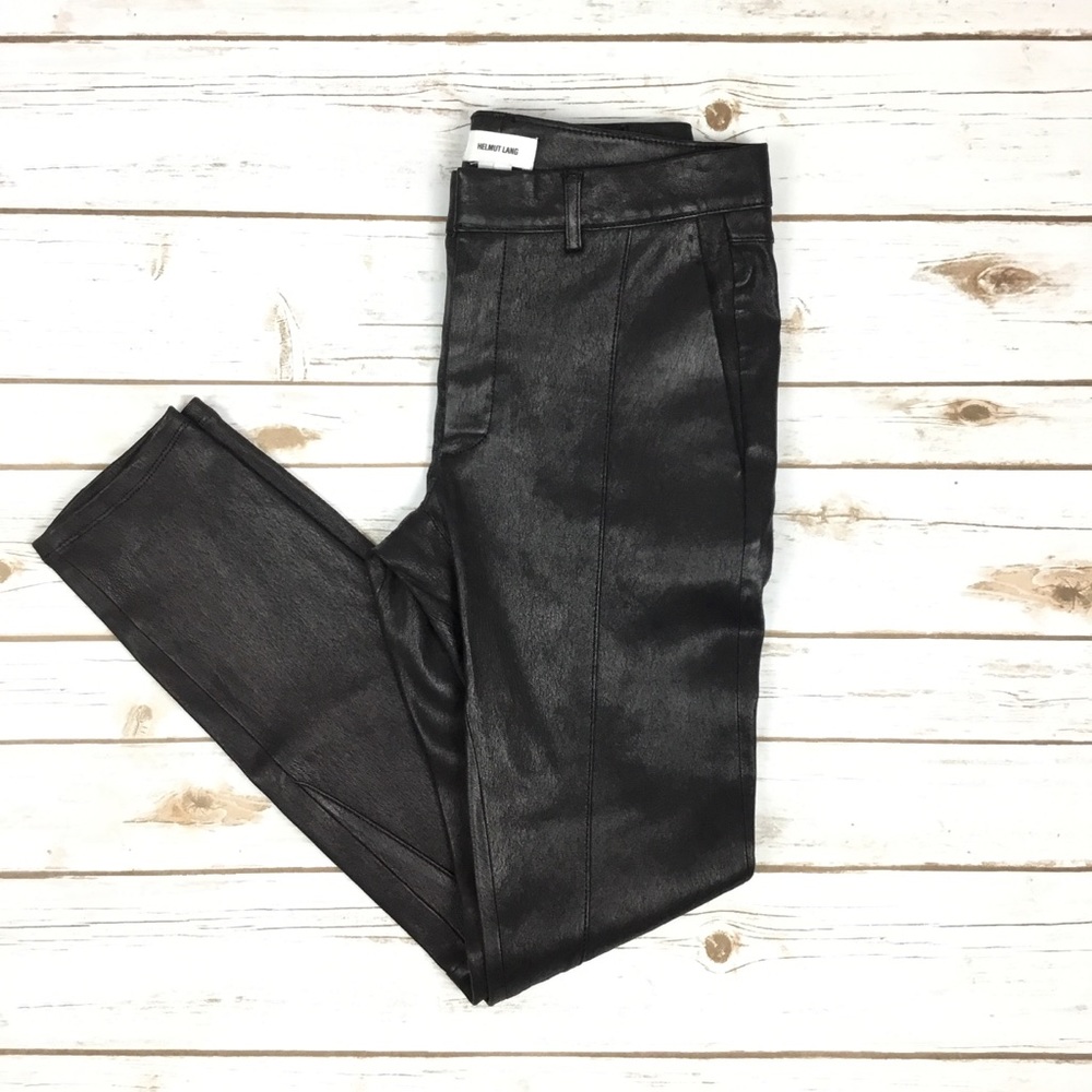 Helmut Lang Seamed Moto Leather Pant - Picture 6 of 8